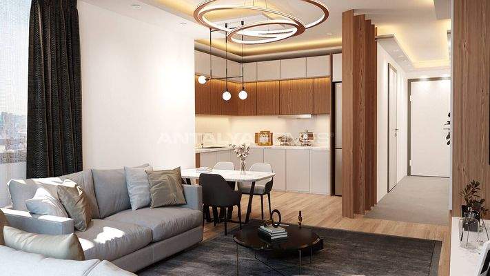 Newly-Built Properties in a Beachside Complex with Pool in Mersin