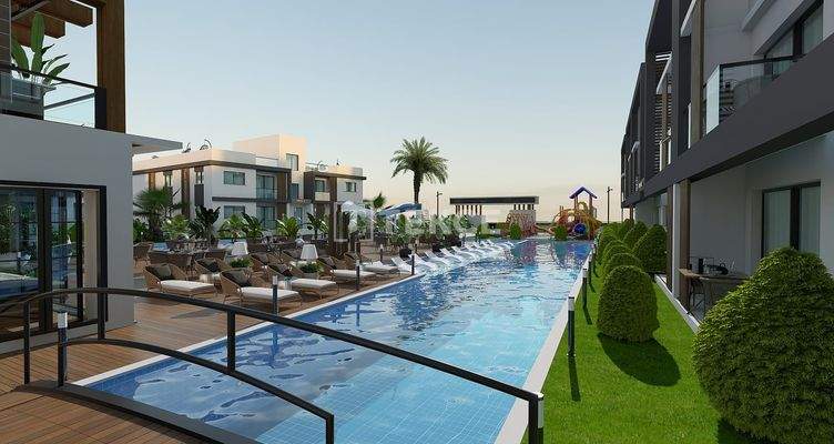 Apartments for Sale in a Fully Equipped Complex in Iskele Salamis