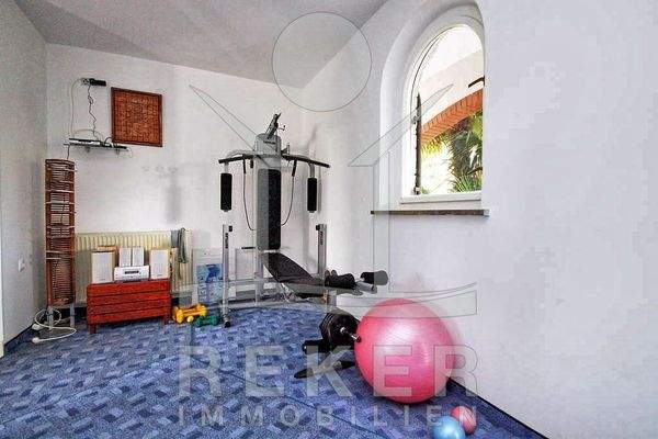 Der hauseigene Fitnessbereich