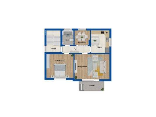 Grundriss Obergeschoss