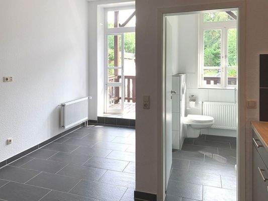 Blick aus Wohn- Essbereich 1