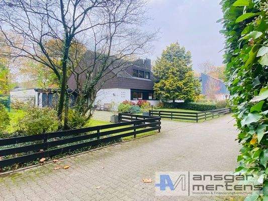 Blick in die Privatstraße