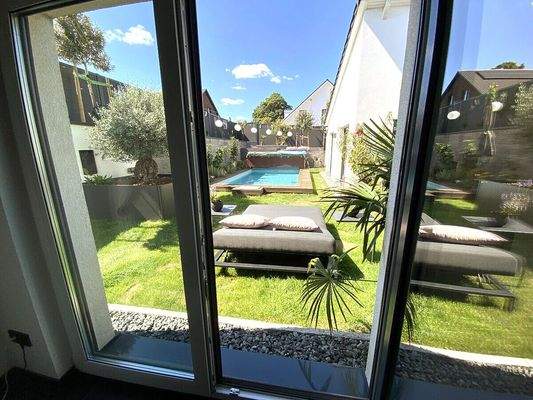 Aussicht vom Elternschlafzimmer