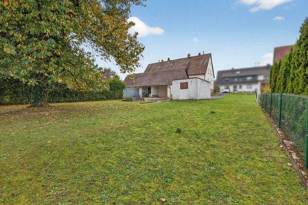 Rückansicht Grundstück