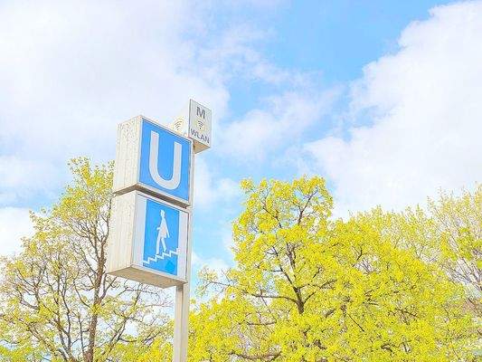 U-Bahn-Station um die Ecke