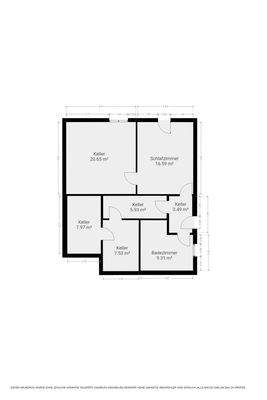 Grundriss-Skizze - 1 Untergeschoss