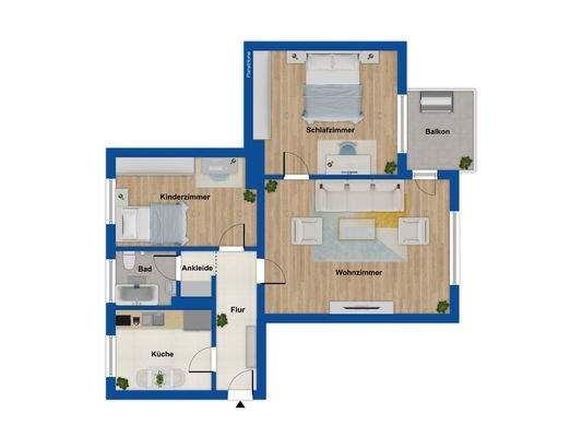 Grundriss 1. Obergeschoss