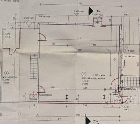Ausschnitt EG Werkstatt, Pavillon ca. 210 m²