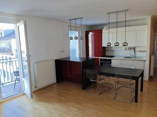 Ansicht - Moderne 2 Zimmer Wohnung mit großem Balkon und Weitblick Miete 4. Bezirk Wien