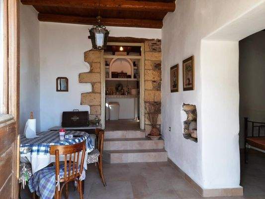 Ostkreta, Chamaizi:Traditionelles Steinhaus mit Meerblick zu verkaufen
