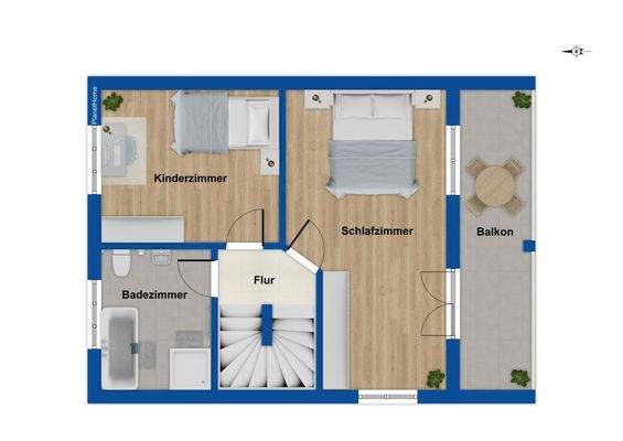 Grundriss - Obergeschoss