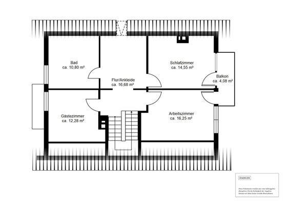 Grundriss Dachgeschoss