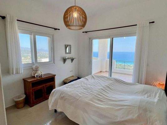 MIT VIDEO! Kreta, Kalo Chorio: Elegante freistehende Villa mit Meerblick zu verkaufen