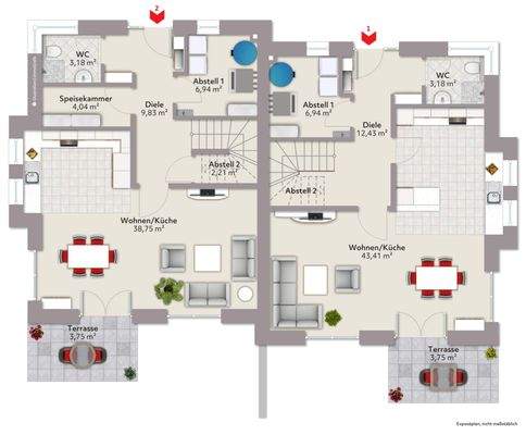 Grundriss Erdgeschoss 1.4