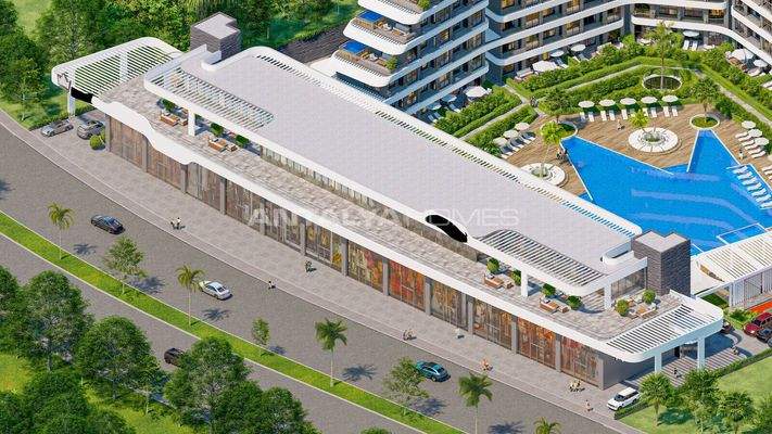 High-Income Potential Shops on the Main Road in Antalya