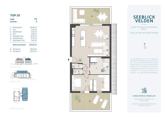 Verkaufsplan Top 10 - SeeblickVelden - 7D