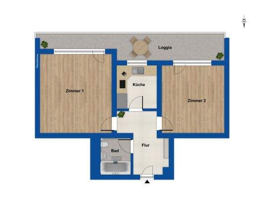 Grundriss - 2. Obergeschoss