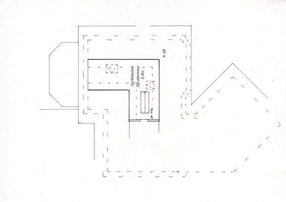 Grundriss Spitzboden