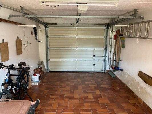 Geflieste Garage