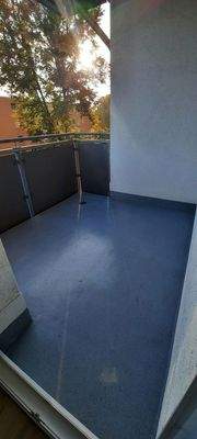 gr. Balkon m. viel Stellfläche