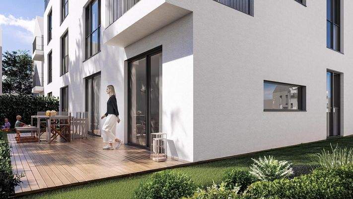 Visualisierung Terrasse