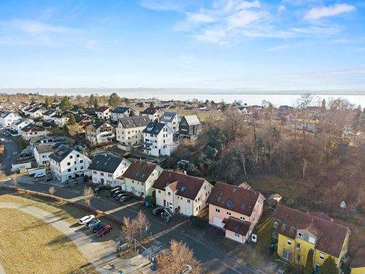 Luftaunahme in Richtung See