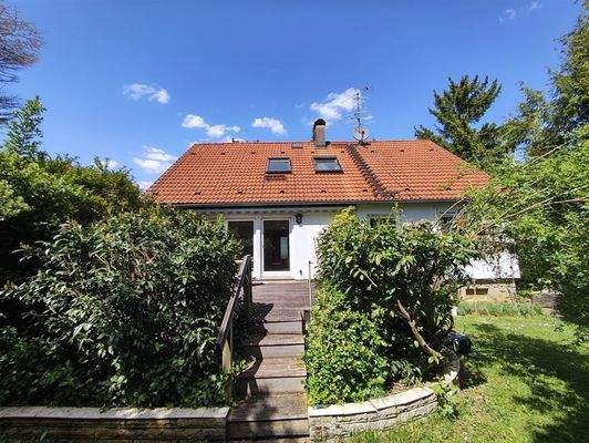 Blick auf die Süd-Terrasse