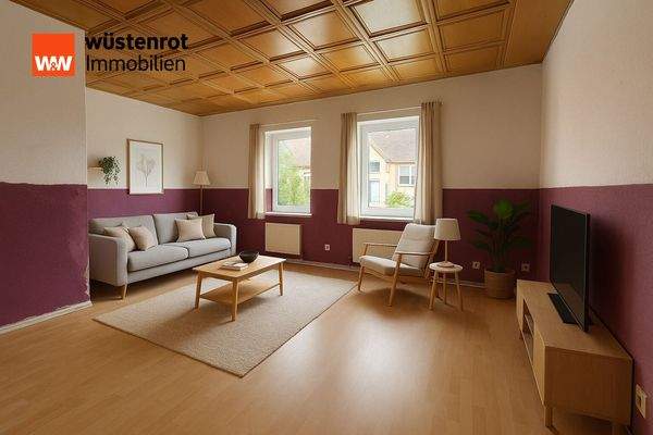 Virtuelles Staging Wohnzimmer OG