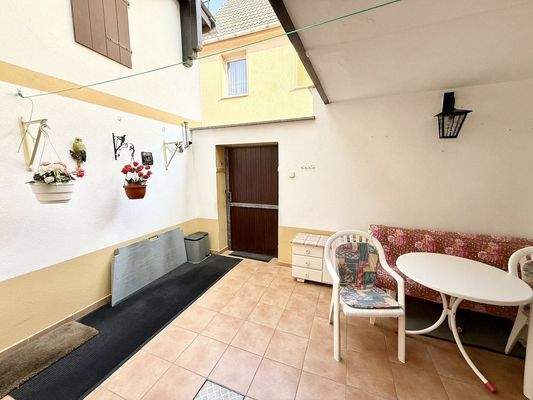 innenliegende Terrasse