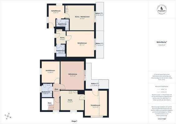 Grundriss 1. Obergeschoss