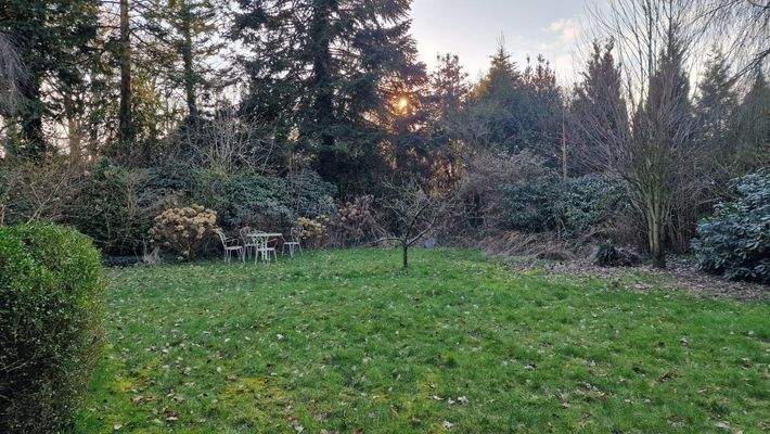 Das Baugrundstück am 19.03.2026