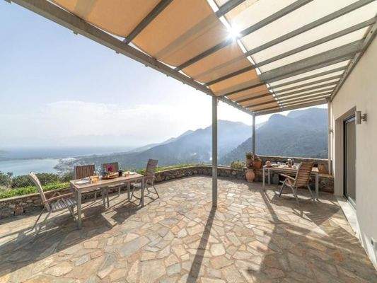 Kreta - Pano Elounda - luxuriöse Villa mit Pool und Panorama Meerblick auf die Mirabello Bucht