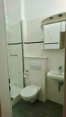 Tageslicht Gäste-WC mit Dusche