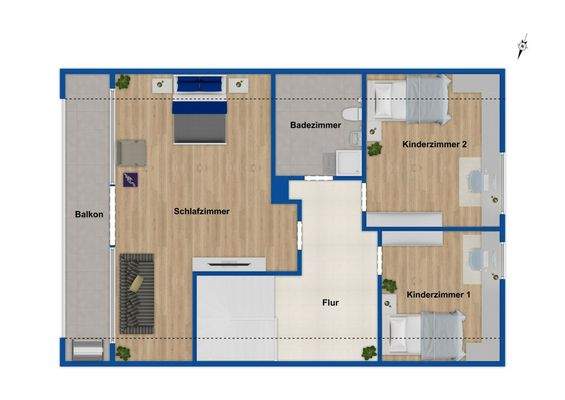 Grundriss Dachgeschoss