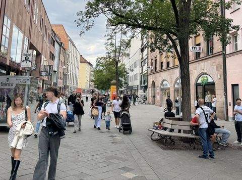 Nürnberg Ladenlokale, Ladenflächen 