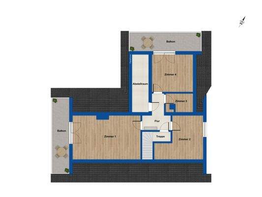 Grundriss Dachgeschoss