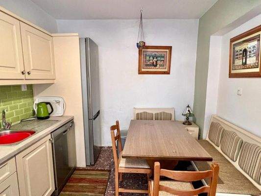 Kreta, Kritsa: Drei-stöckiges Dorfhaus mit zwei Schlafzimmern und schöner Aussicht