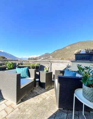 Dachterrasse mit Westblick