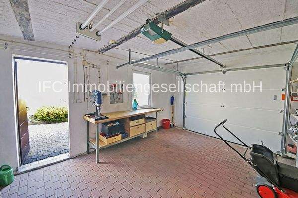 Blick in die Garage