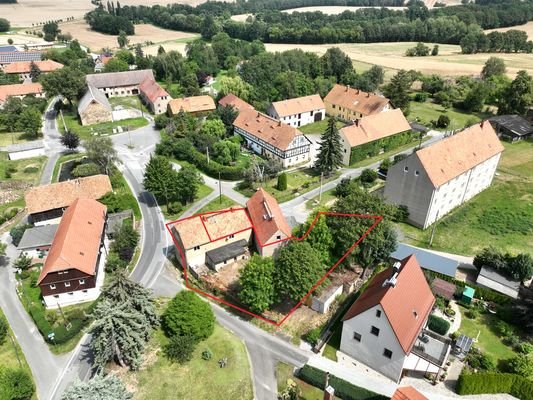 Luftaufnahme - Blick von oben Richtung Nord-Osten