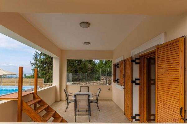 Kreta, Gavalochori: Zwei Villen und ein Studio mit einzigartigem Panoramablick auf das Meer zu verkaufen