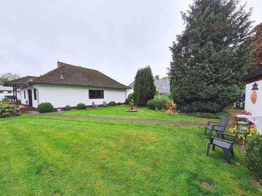 Die Nordansicht der Immobilie