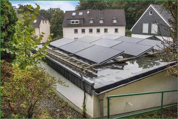PV Anlage auf der Doppelgarage