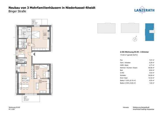 Grundriss WE3.05