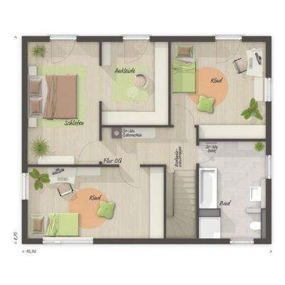 Grundriss Obergeschoss Standard