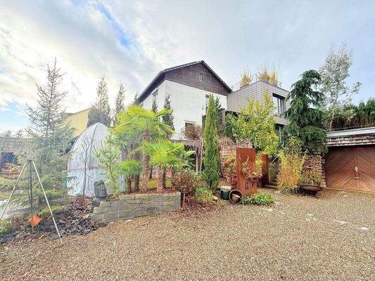 Ansicht Garten Haupthaus, Anbau