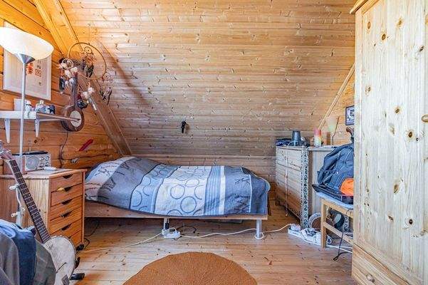 Abgeteilter Schlafraum