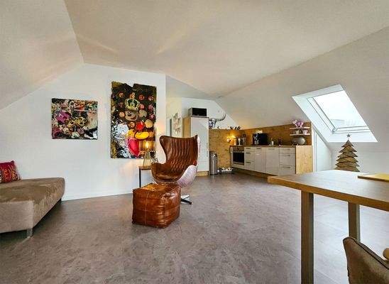 Wohn-/ Küchenbereich | DG