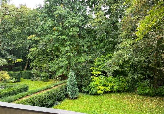 Blick von der Terrasse.
