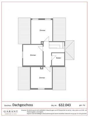 Grundriss Dachgeschoss